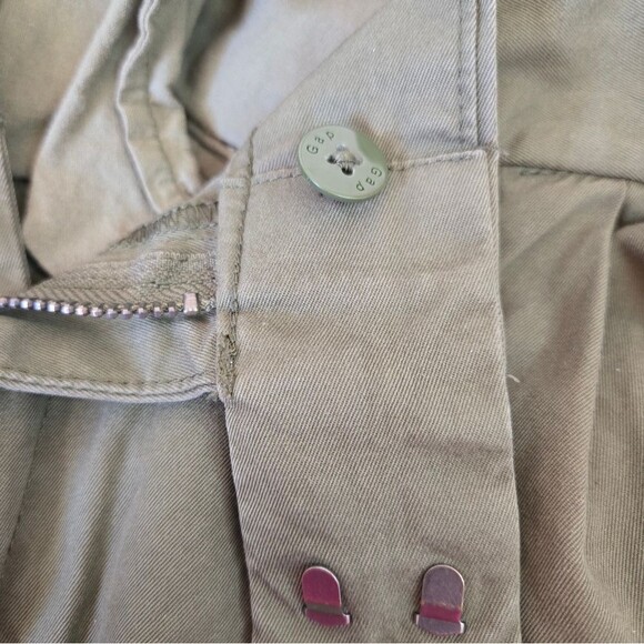 GAP Women's Plus Size 20 Cotton Preowned Condition VTG Green Cargo Pants - Picture 6 of 12